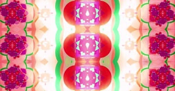 绚丽花朵万花筒vj舞台背景