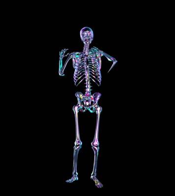 万圣节 骷髅舞通道合成