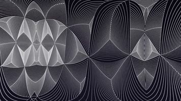 时尚黑白线条欧美说唱舞台舞台背景