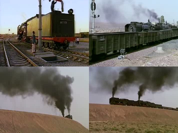 80年代燃煤火车视频2
