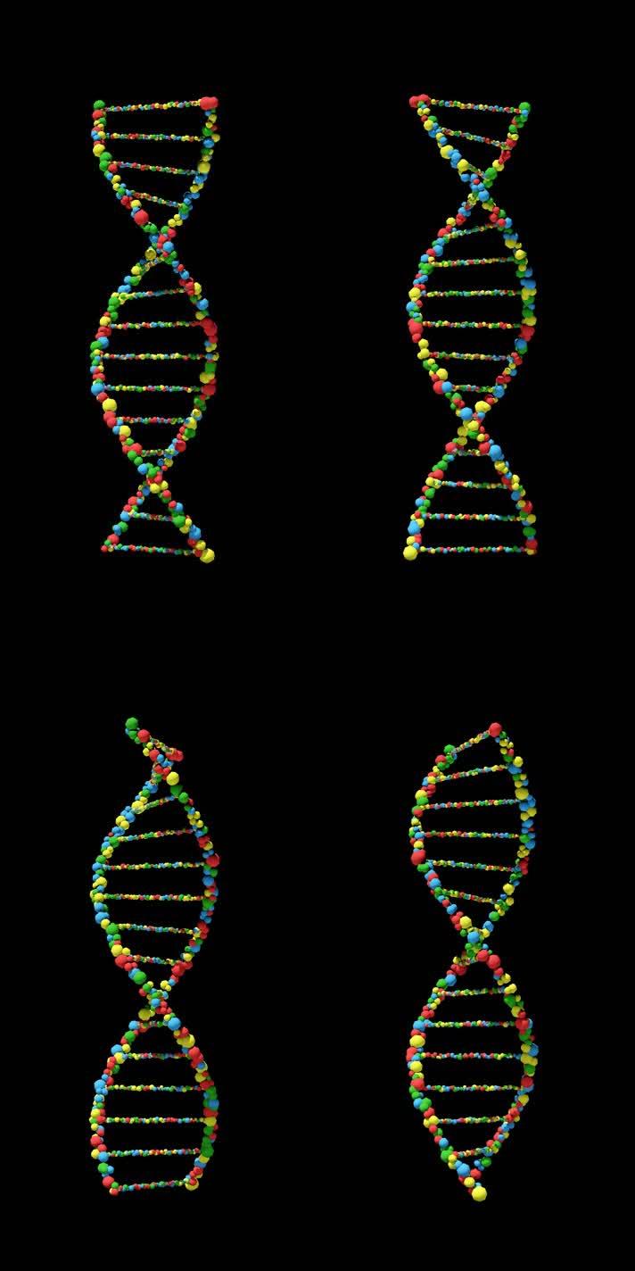 DNA螺旋合成素材