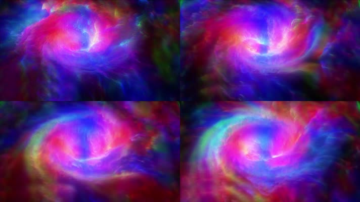 五彩抽象旋涡背景