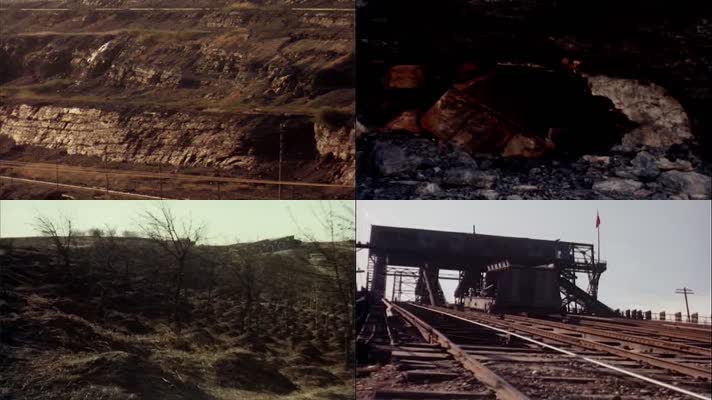 60年代煤矿开采老视频