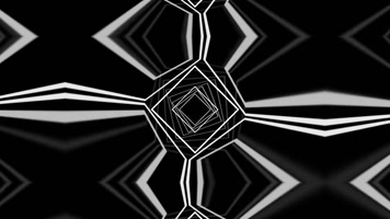 黑白线条vj舞台背景