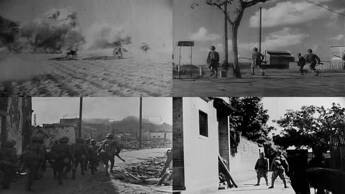 30年代日军攻陷南京视频影像