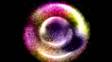 粒子光球节奏跳动舞台背景 粒子光球节奏跳动舞台背景