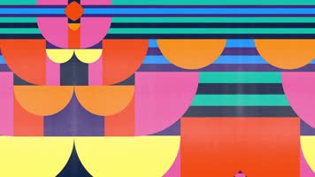 卡通图形图案变幻背景素材