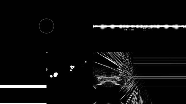 时尚黑白线条欧美说唱舞台舞台背景