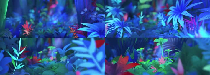 奇幻梦幻森林背景