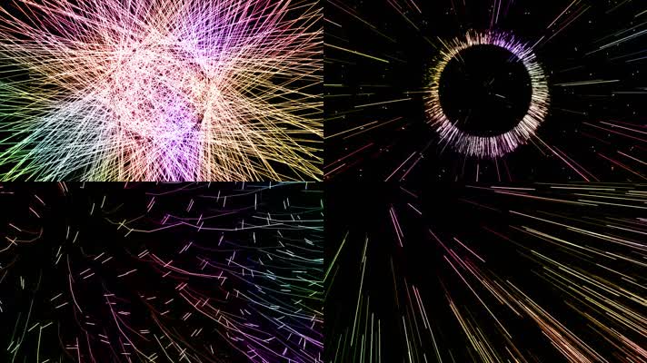 劲爆电音几何线条酒吧舞台背景