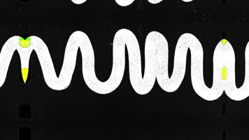 卡通笔触vj节奏舞台背景