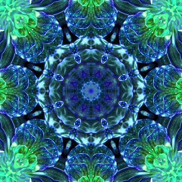 中国风舞台花纹万花筒