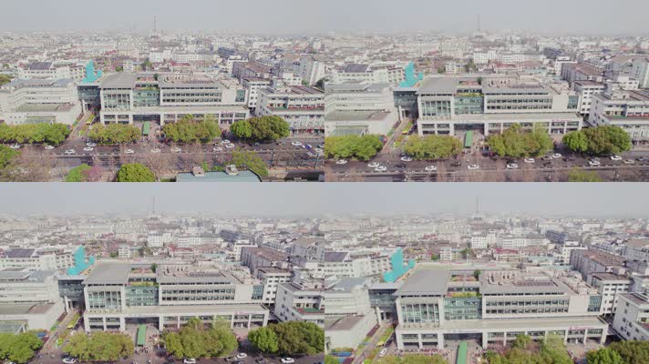 苏州市立医院航拍4k