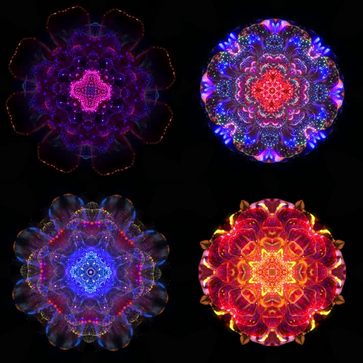 中国风舞台万花筒