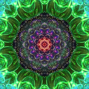 中国风舞台花纹万花筒