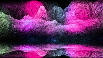 舞台光影流动倒影背景