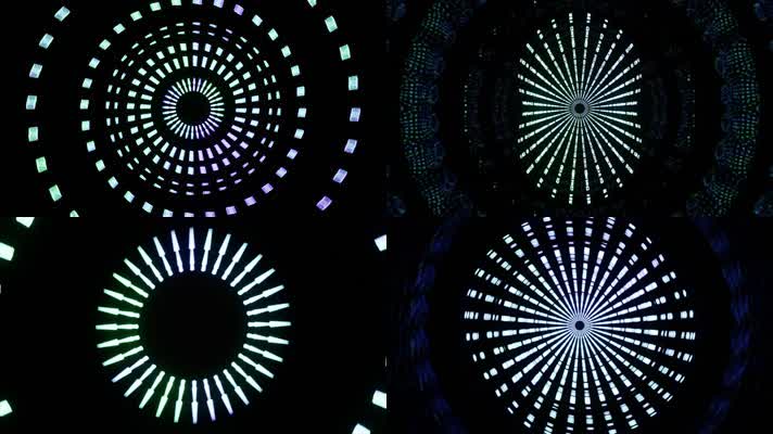 环形vj素材舞台背景