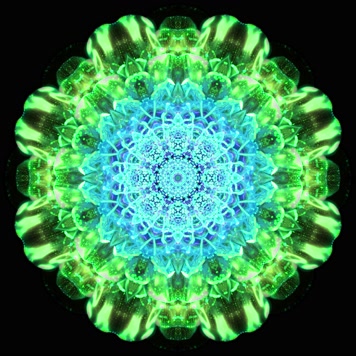 中国风舞台花纹万花筒