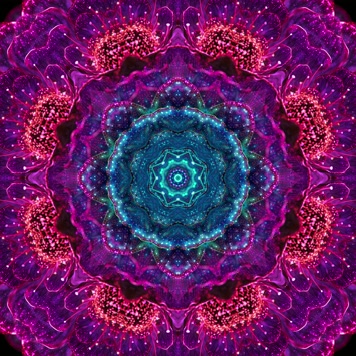 中国风舞台花纹万花筒