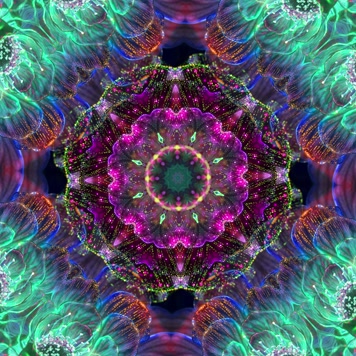 中国风舞台花纹万花筒