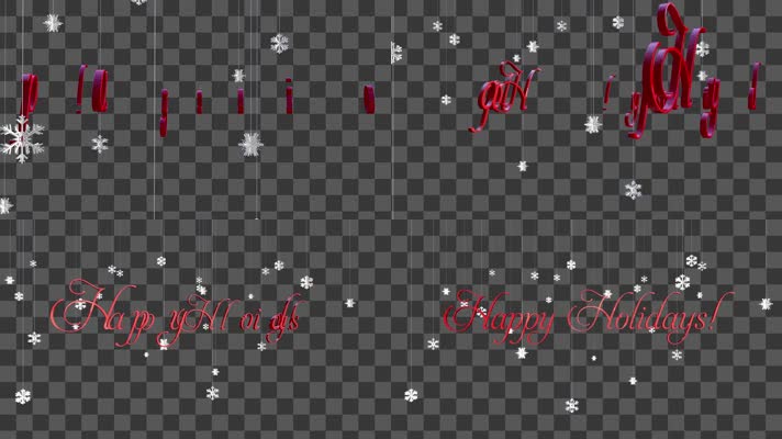 圣诞节快乐-alpha通道