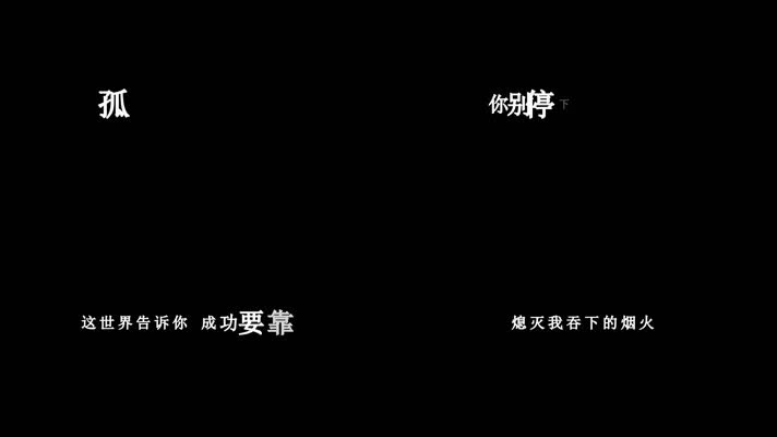 邓紫棋-孤独歌词