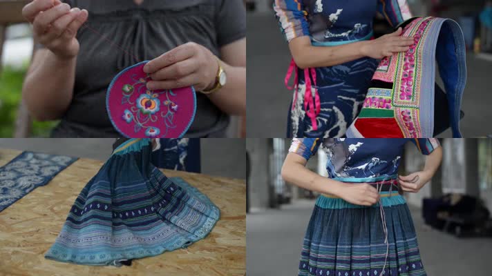 布依族刺绣服装