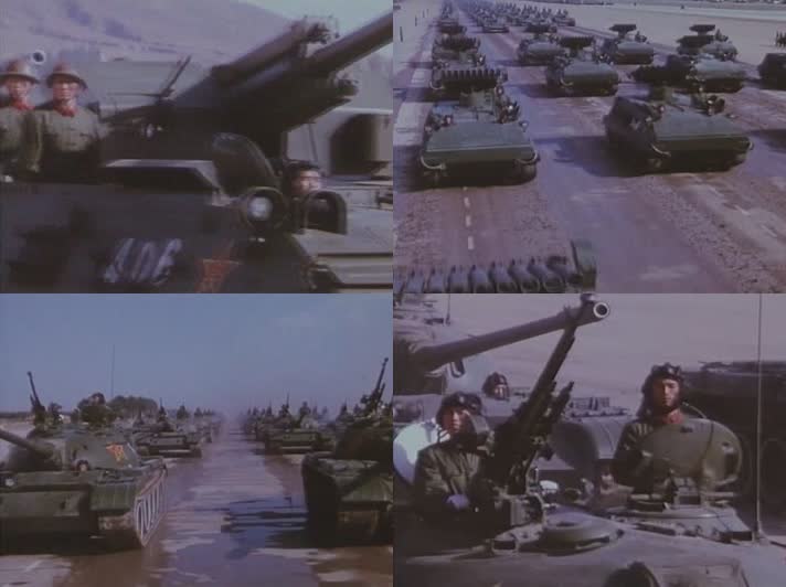 80年代阅兵仪式影像视频22