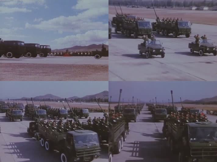 80年代阅兵仪式影像视频19