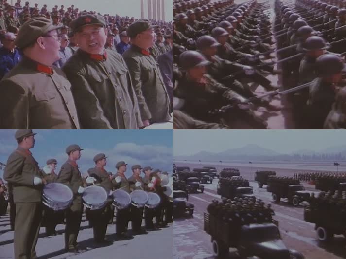 80年代阅兵仪式影像视频15