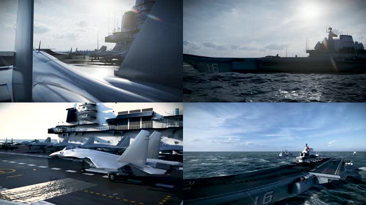 辽宁舰国产航母舰队中国海军4k军事片头