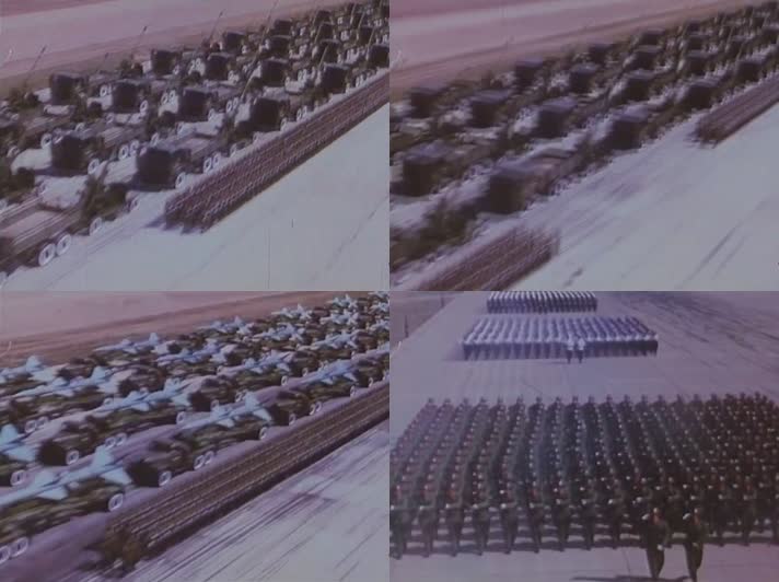 80年代阅兵仪式影像视频1
