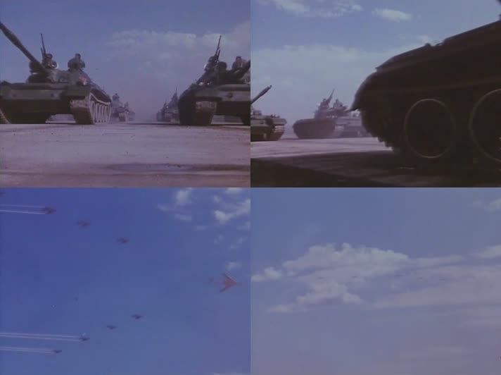 80年代阅兵仪式影像视频24