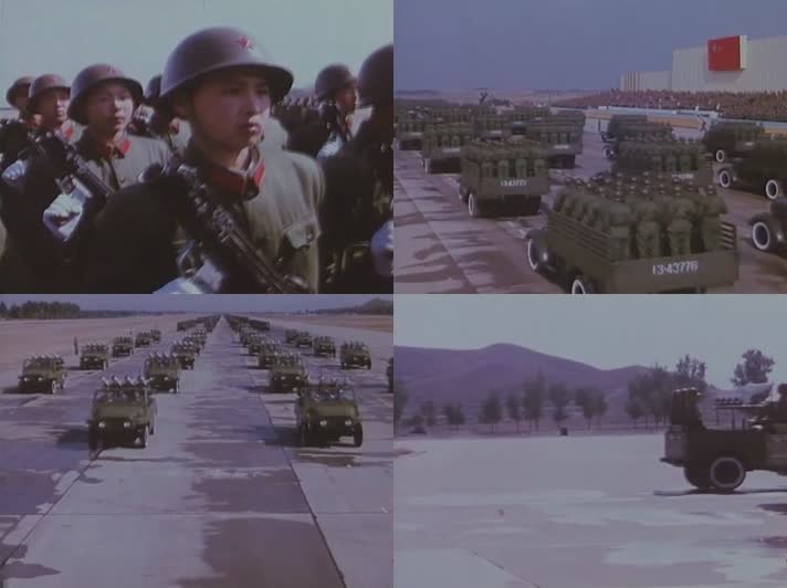 80年代阅兵仪式影像视频16