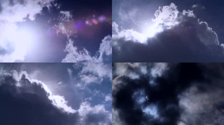 日出乌云4K实拍