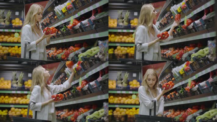 【4K】超市买菜
