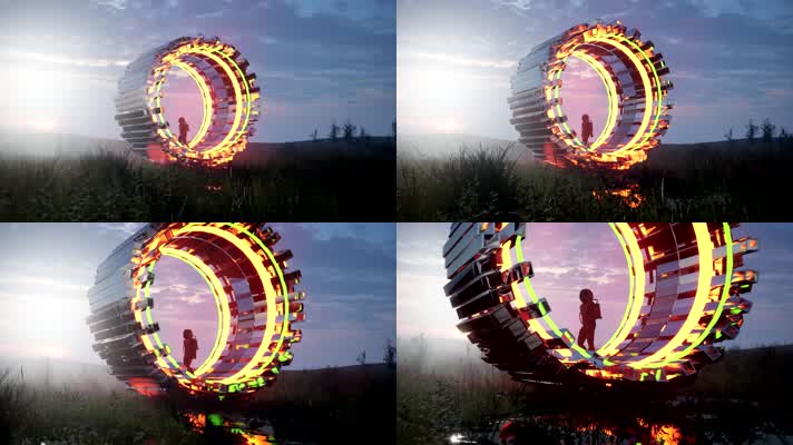 【4K】宇航员行走