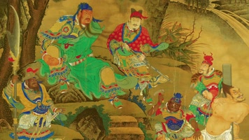 商喜《关羽擒将图》