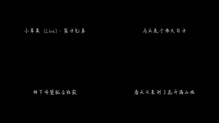 小苹果 (Live) - 筷子兄弟（1080P）