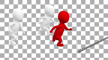 赛跑冲线-alpha通道