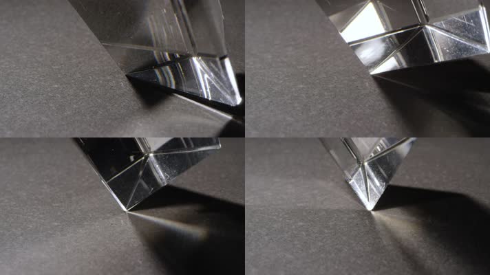 棱镜反射玻璃光线变化