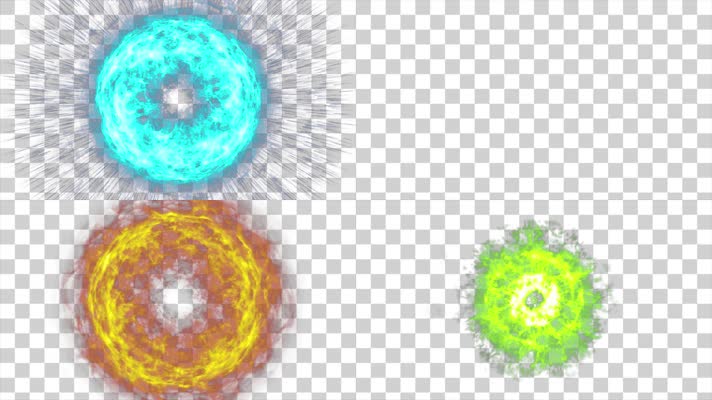 4K爆裂火焰-alpha通道