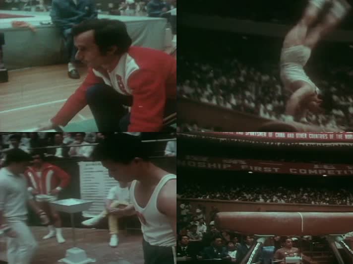 78年上海国际体操友谊赛影像6