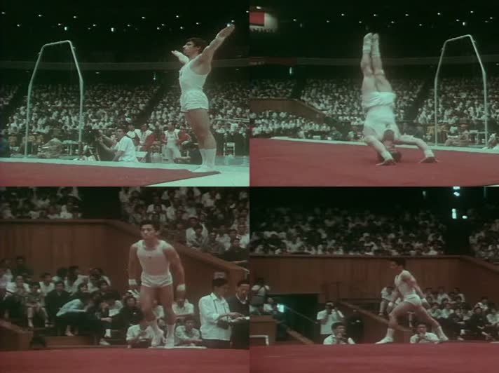 78年上海国际体操友谊赛影像3
