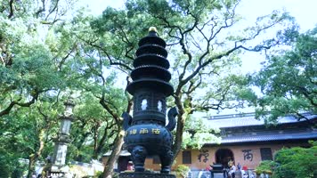 浙江舟山普陀山法雨寺视频