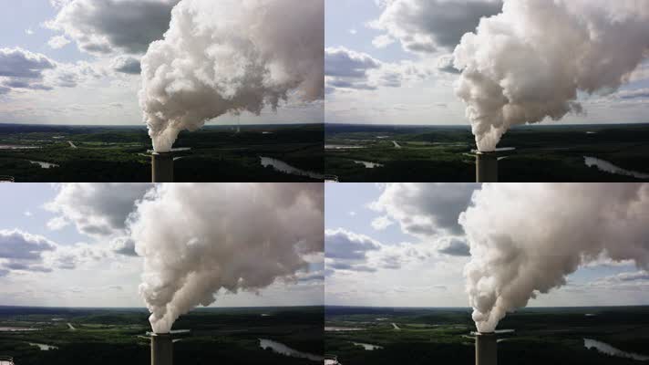 工厂废弃排放