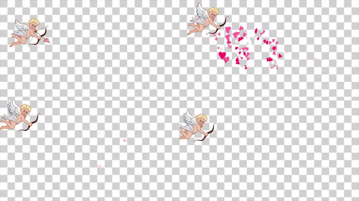 4K丘比特射箭-alpha通道