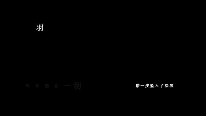 羽·泉-惩罚歌词dxv编码字幕