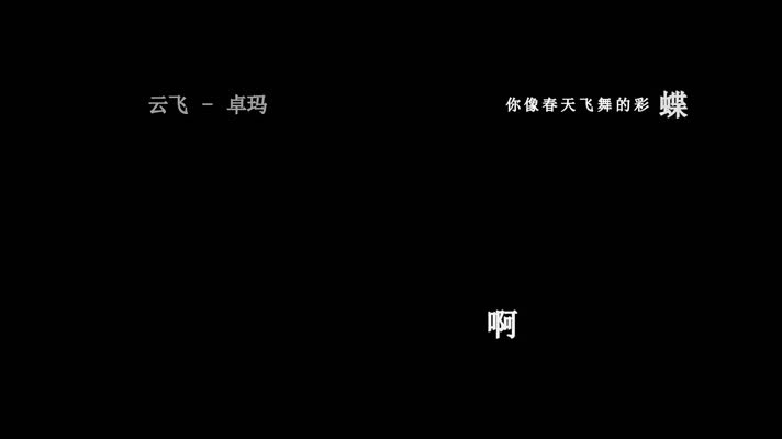 云飞-卓玛歌词