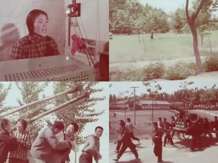 70年代中国戏曲团送戏下乡影像2